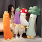Cartoon Vegetable Transformation Chicken Pillow – Soft Plush Toy & Body Pillow