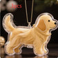 Dog Fur Storage Keychain, Cute Silicone Pet Pendant Accessory