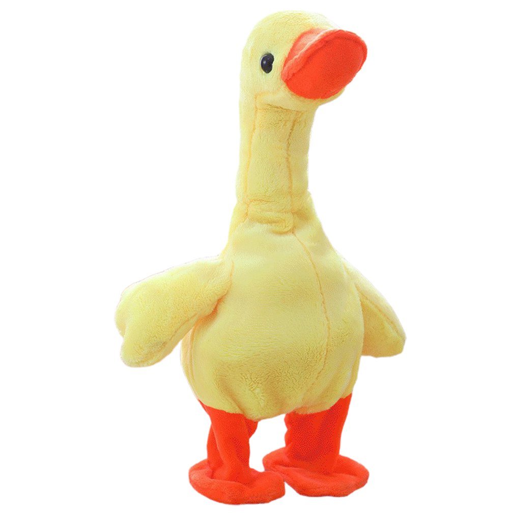 Interactive Fun: USB Charging Singing & Talking Little Yellow Duck Toy (Walks & Records).
