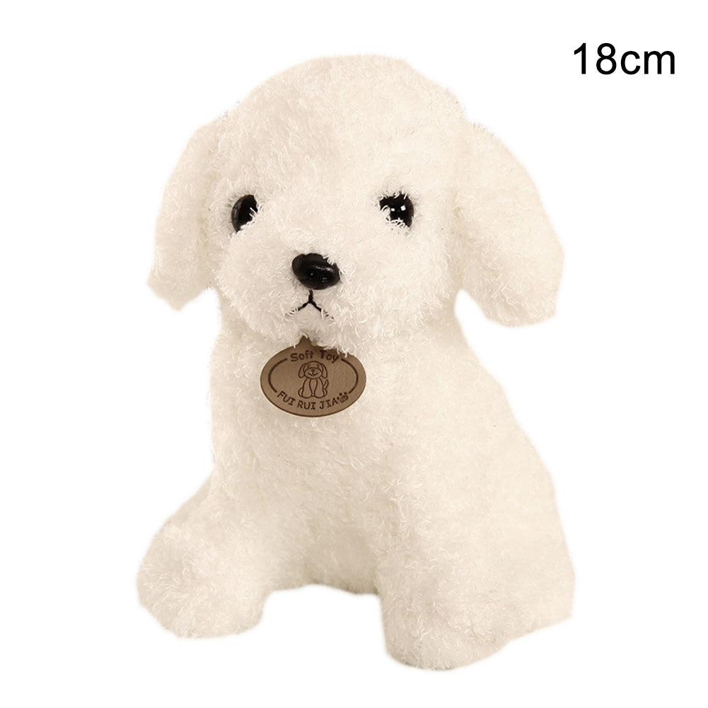 Teddy Dog Plush Toy, Soft Seaweed Hair Stuffed Animal with PP Cotton Filling (18cm / 25cm)