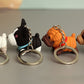 Wool Dog Solid PVC Doll Keychain Bag Pendant