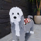 Garden Dog Planter, PVC Dog-Shaped Flower Pot for Outdoor & Indoor Decoration