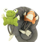 Cotton Rope Frog Duck Pet Gnawing Sound Play Toy