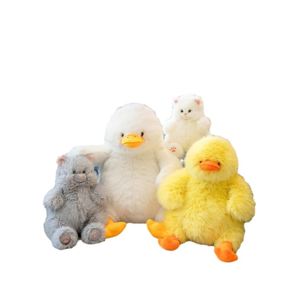 Cute Duck Plush Toy Pillow – Soft Sponge Plush Duck Doll in Multiple Sizes