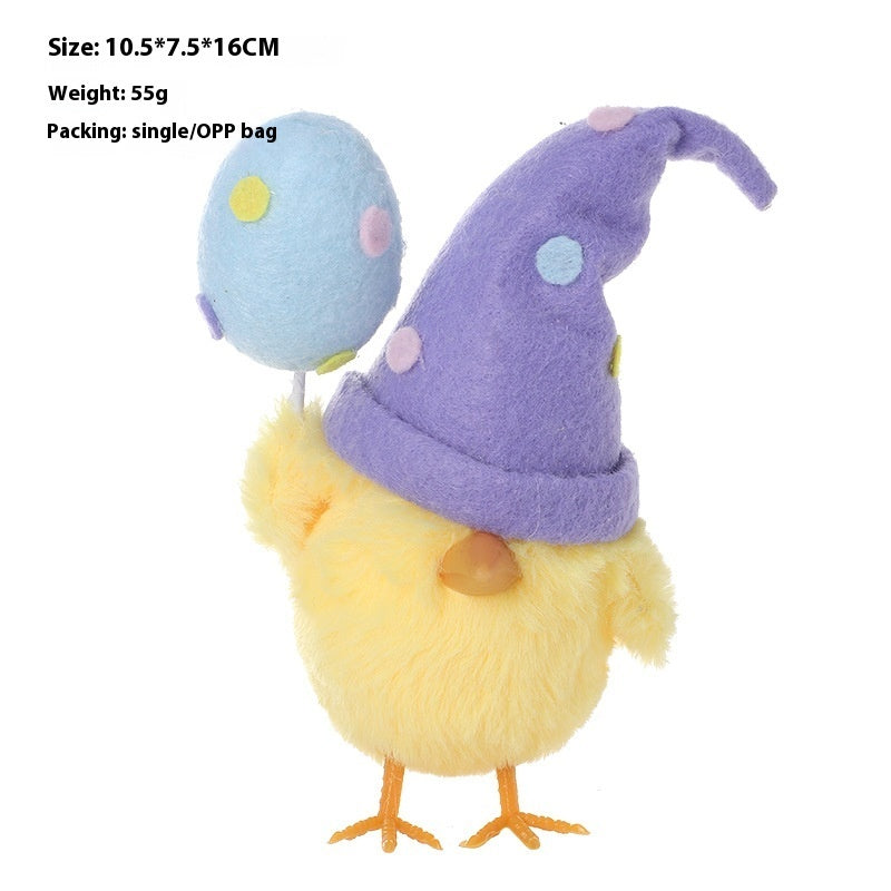 Cute Rejuvenating Device Chicken Doll – Easter Plush Ornament & Party Gift