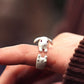 New Style Bunny Ring, Women’s Cartoon Cute Alloy Rabbit Ring (Adjustable)