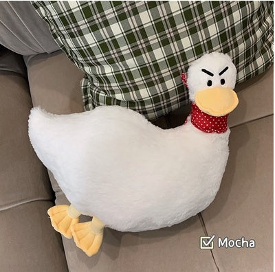 INS Net-Red Girl Heart Funny Duck Plush Toy – Ugly-Cute Duck Sofa Pillow Gift
