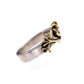 Timeless Love: Tanabata Frog Prince Simple Retro Hand-carved Couple Style Adjustable Ring.