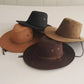 Western Edge: Chicken Skin Velvet Cowboy Hat (Stereotyped, Lacquered Finish).
