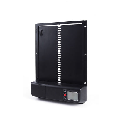 Smart Security: Automatic Chicken Coop Door with Display and Programmable Timing (Black, Plastic).