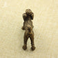 Retro Pure Copper Solid Poodle Dog Ornament, Mini Metal Animal Décor