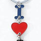 INS Love Dog Pendant, Metal Bag Charm & Keychain Accessory