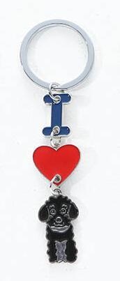 INS Love Dog Pendant, Metal Bag Charm & Keychain Accessory