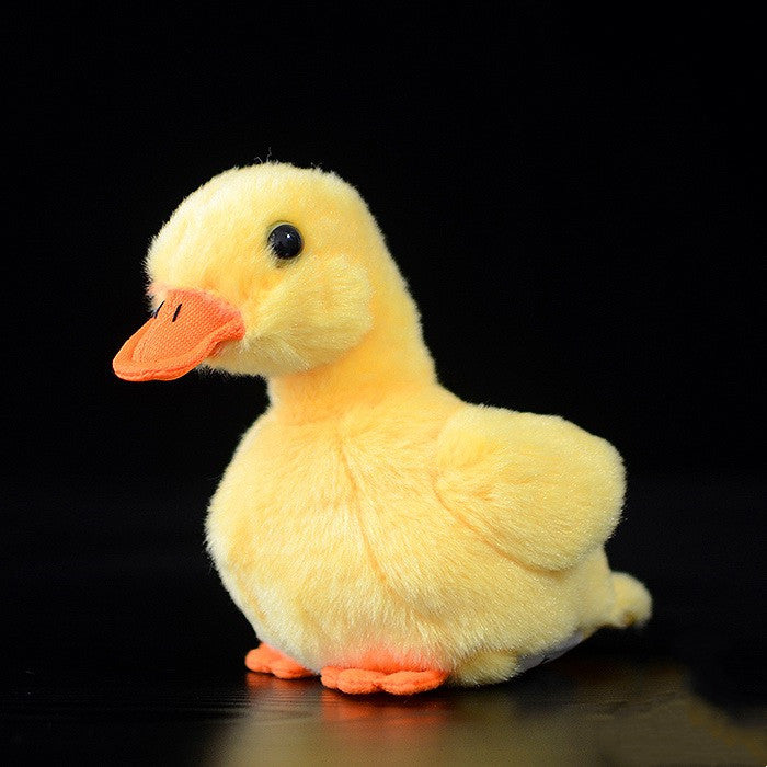 Simulation Cute Yellow Duck Plush Toy – Mini Fashion-Style Duck Plush