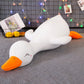 Lying Style Sand Carving Duck Plush Toy – Soft Elastic Wool Duck Doll in Multiple Sizes