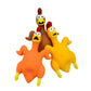 Hilarious Squawk: Roasted Chicken Screaming Vent Toy (Latex, 21cm, 3 Colors).
