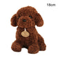 Teddy Dog Plush Toy, Soft Seaweed Hair Stuffed Animal with PP Cotton Filling (18cm / 25cm)
