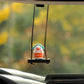 Dashboard Delight: Cute Little Yellow Duck Doll Automobile Hanging Ornament (Cartoon, Multi-Style).