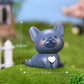 Micro Landscape Bonsai Dog Ornament, Small Cartoon Resin Decorative Craft