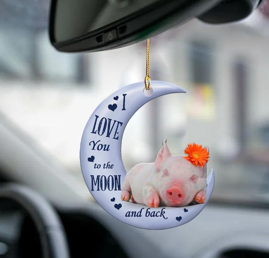 Sleeping Angel Dog Car Pendant, Acrylic Hanging Ornament for Cars, Doors & Home Decoration