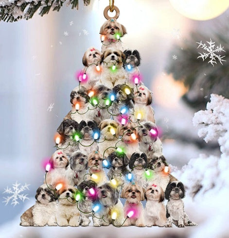 Sleeping Dog Angel Car Pendant, Acrylic Hanging Ornament for Cars, Doors & Home Decor