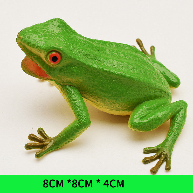 Realistic Fun: Simulation Calling Frog Animal Model Toy ($\mathbf{4}$ Colors).