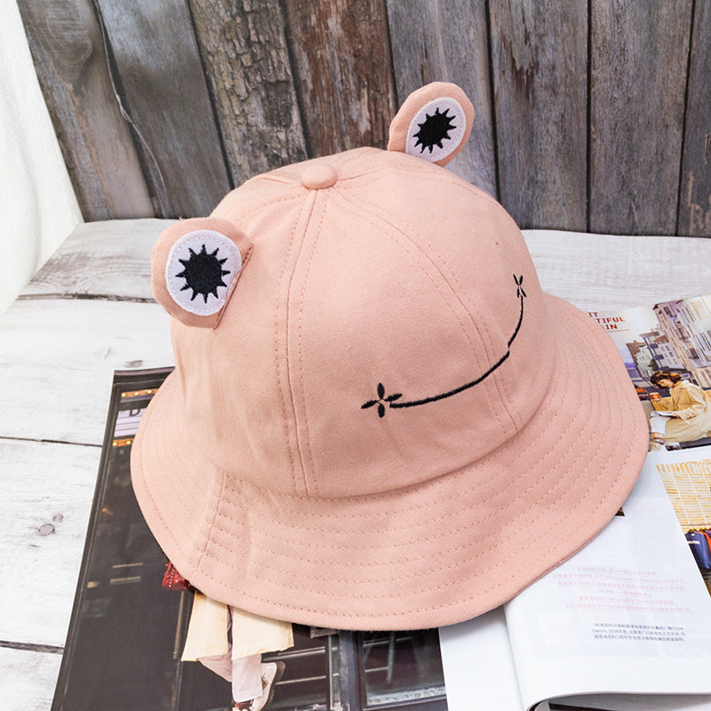 Sweet & Lovely: Women's Embroidered Cotton Fisherman Hat ($\mathbf{56-58\text{cm}}$).