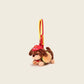 Sausage Plush Dog Bag Pendant Keychain, Cute Cartoon Plush Accessory