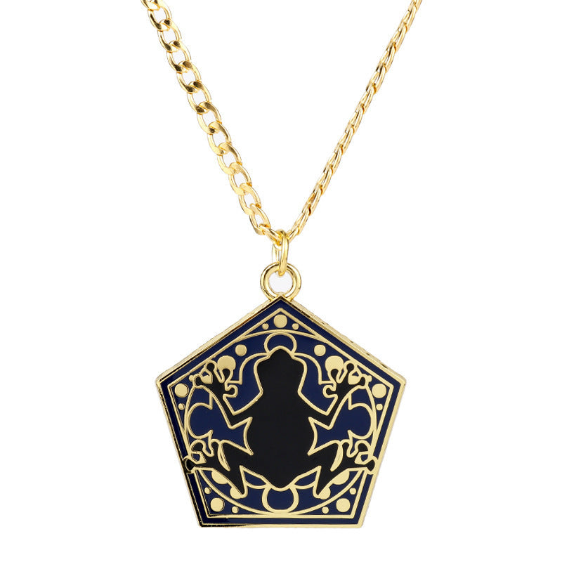 Wizardly Sweet: Chocolate Frog Hangtag Keychain of the Magic Academy.