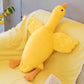 Sand Carving Duck & Big White Goose Plush Doll – Dehaired Angora-Style Long Sleeping Pillow Gift