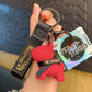 Creative Fashion Cartoon Dog-Shaped Keychain, Resin Leather Bag Charm