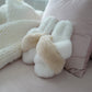 Bunny Fleece Soft Bottom Furry Slippers, Cozy Plush Indoor Footwear