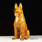 Tang Sancai Dog Ceramic Crafts, Handmade Chinese-Style Dog Ornaments (Multiple Breeds & Sizes)