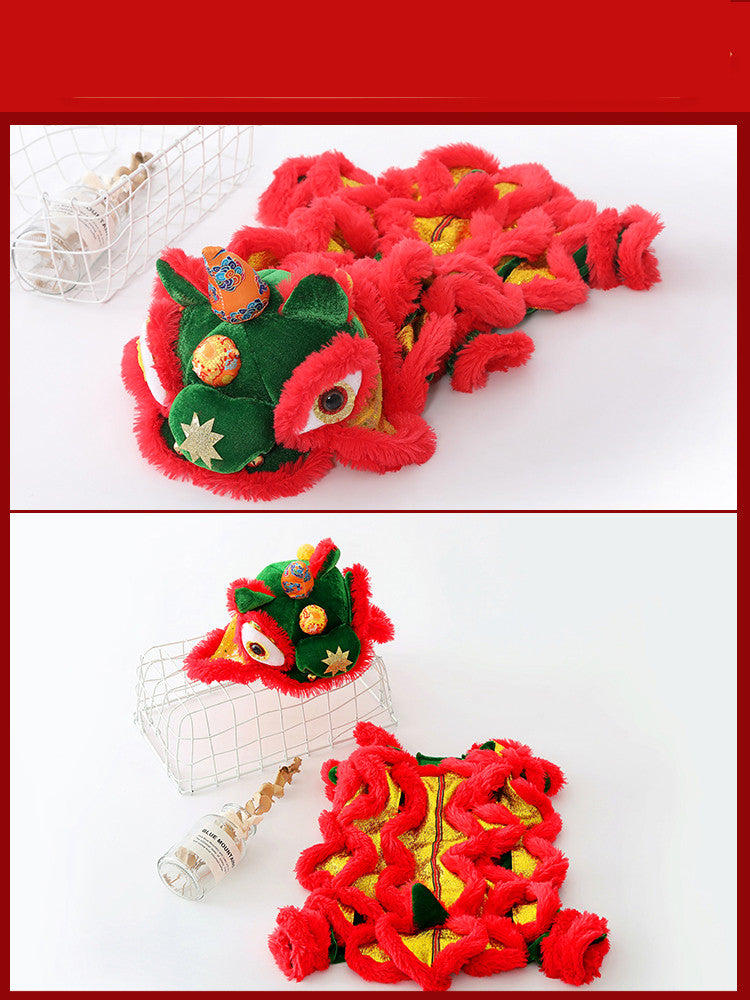 Cat Dance Lion Pet Funny Costume, Dog & Cat Four-Legged Outfit for Festivals & Fun Dress-Up