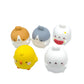Stress Relief Squeeze: Painted PU Slow Rebound Animal Toy (Chicken, Rabbit, Hamster Styles).