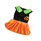 Halloween Pumpkin Pet Costume, Crystal Velvet Pumpkin Dress & Sweater for Dogs & Cats (S–2XL)