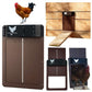 Time-Saving Tech: Automatic Chicken Coop Pet Door (Plastic, Brown or Red).
