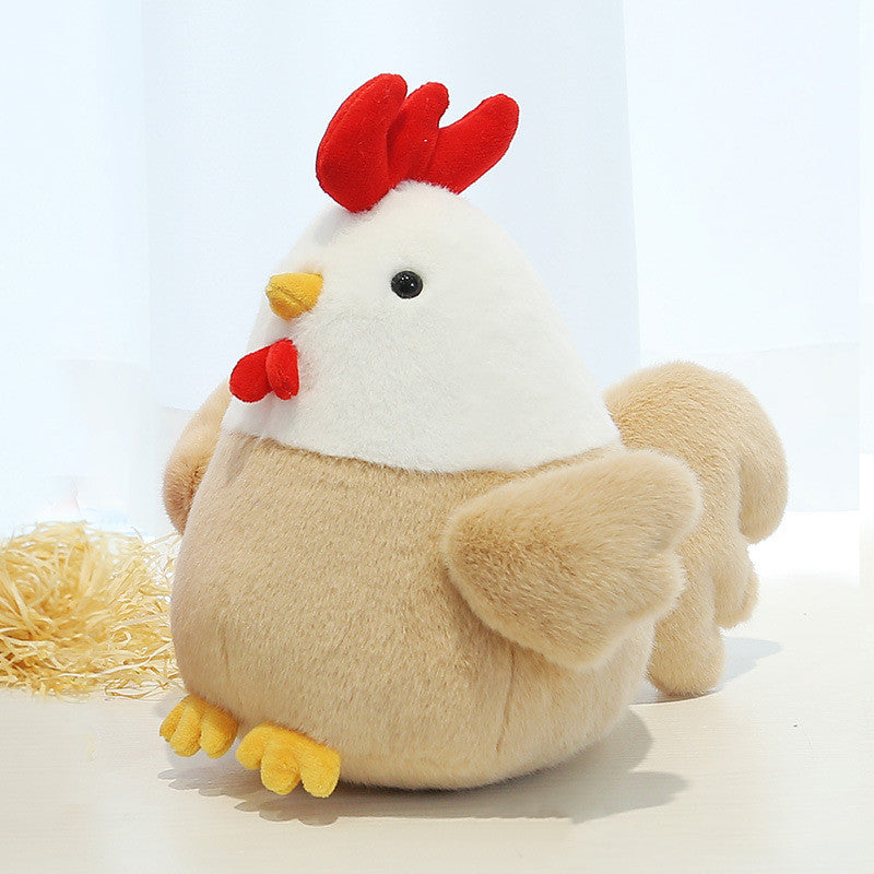 Plush Stuffed Chicken Doll – Cute Soft Ragdoll Style