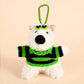 Creative Cartoon Plush West Highland Puppy Dog Keychain