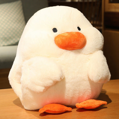 Fashion Duck Hand-Warming Plush Doll – Soft Cozy Duck Pillow with Blanket Option