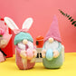 Easter Wool Hugging Bunny Doll, Cute Home Decoration (10×11×29cm)