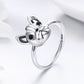 S925 Sterling Silver “Loyal Partner” French Dog Ring, Fashion Animal Jewelry for Women (SCR261)