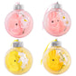 Easter Acrylic Ball Ornament, Transparent Hanging Bunny Decoration