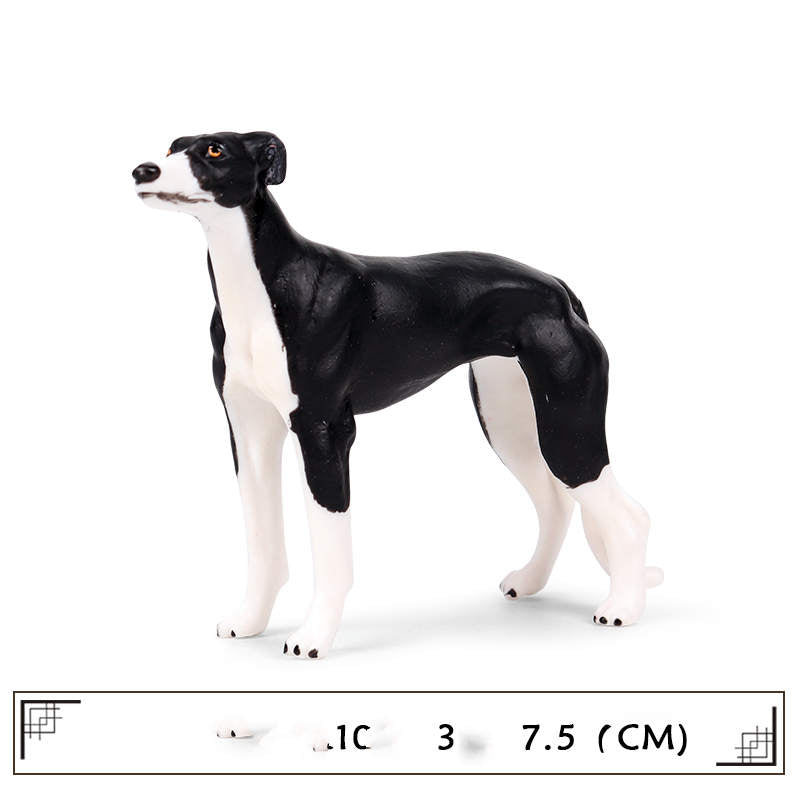 Realistic Plastic Dog Model Toy, Large Cognitive Animal Figures for Kids & Collectors