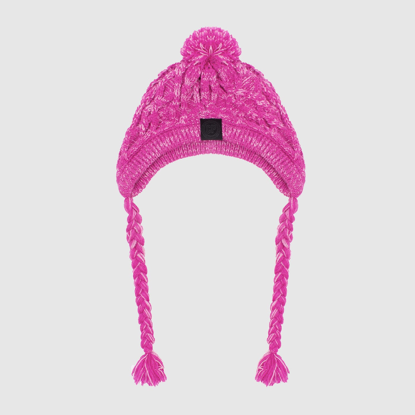 Fur Ball Knitted Dog Hat, Warm, Windproof & Fluffy Winter Headgear for Pets