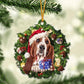 Sleeping Angel Dog Car Pendant, Cute Acrylic Hanging Ornament for Cars, Doors & Home Decoration