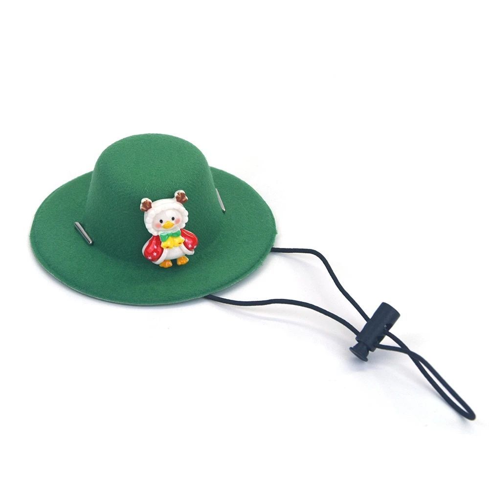 Pet Christmas Felt Hat, Soft Cute Holiday Cosplay Accessory for Dogs & Cats