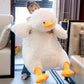 Cute Duck Plush Toy Pillow – Soft Sponge Plush Duck Doll in Multiple Sizes