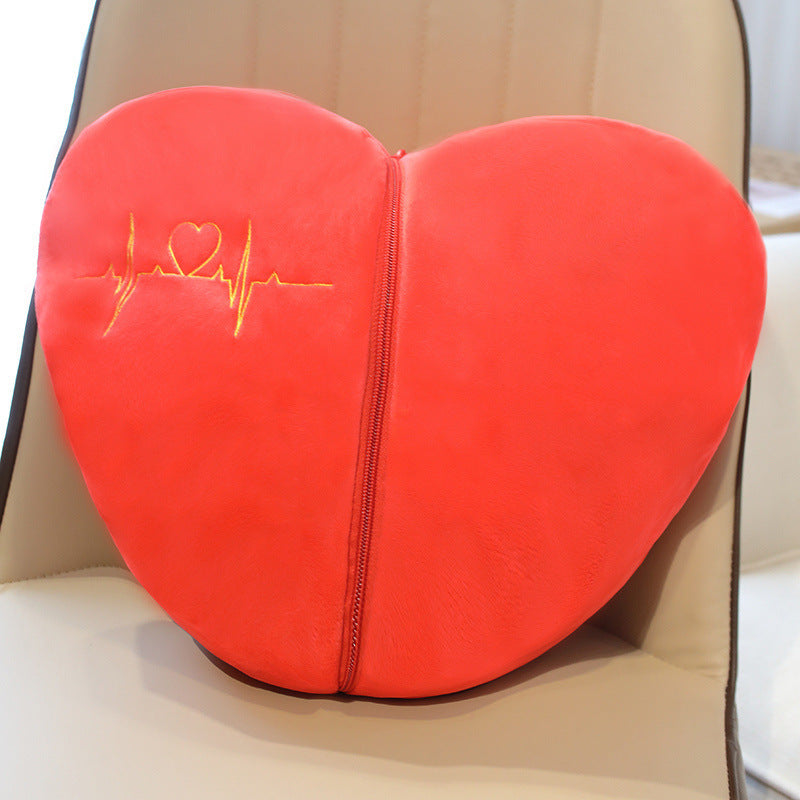 Cute Creative Pear-to-Love Duck Doll Pillow – Adorable Plush Cushion for Teens