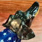 Underglaze Ceramic Dog Decoration, American-Style Multi-Functional Dog Ornament
